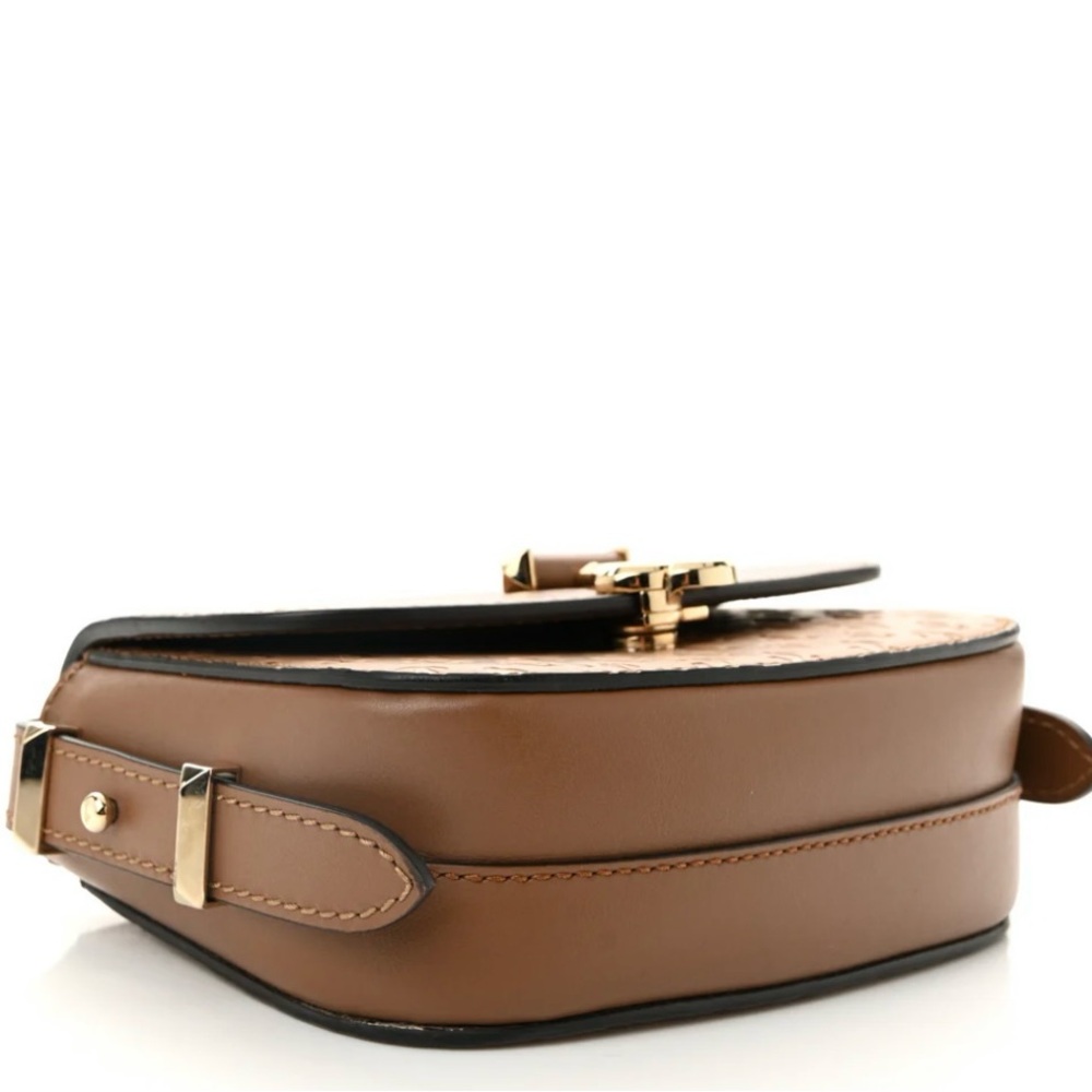 Jimmy Choo Brown Leather Crossbody Bag - Picture 4 of 6